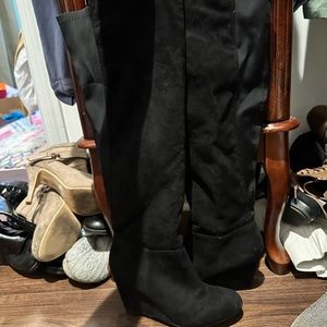 Thigh High Black Boots